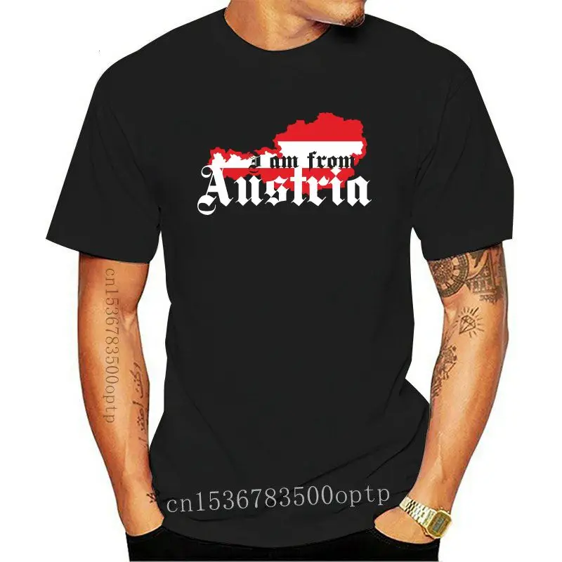 

Man Clothing New Hot Sale 100% Cotton Free Shipping Austria Tee Shirt