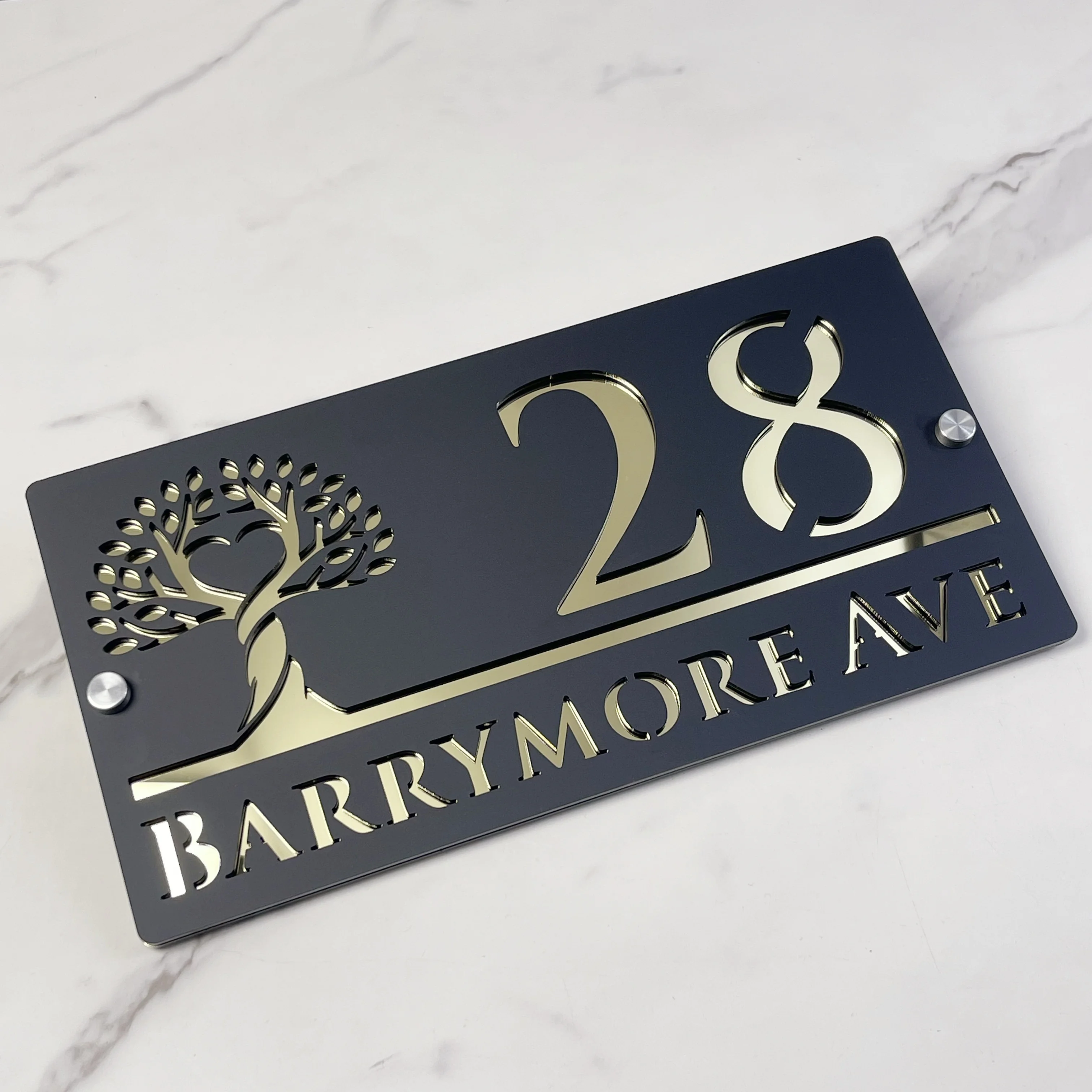 

Индивидуальная адресная табличка «Дерево жизни» из акрила