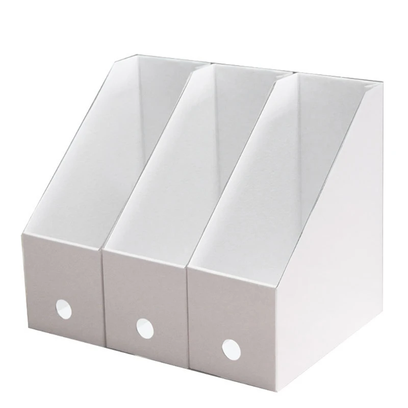 

H05B Corrugated Paper File Holder Document Storage Box for Office Business Home