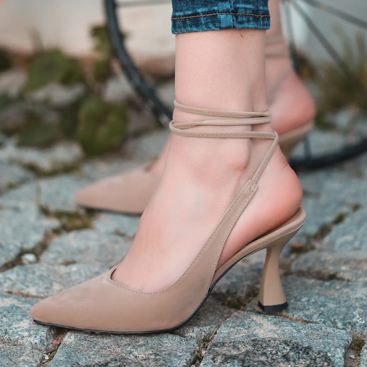 

Tonar Wonna норковые Замшевые женские туфли на высоком каблуке сезон весна-лето повседневные стильные элегантные летние туфли