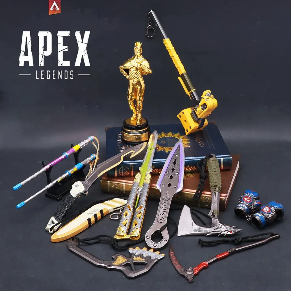 

27 стилей Apex Legends, нож-бабочка на октане, зольный меч, модель оружия, периферийная игрушка для мальчика, рождественский подарок