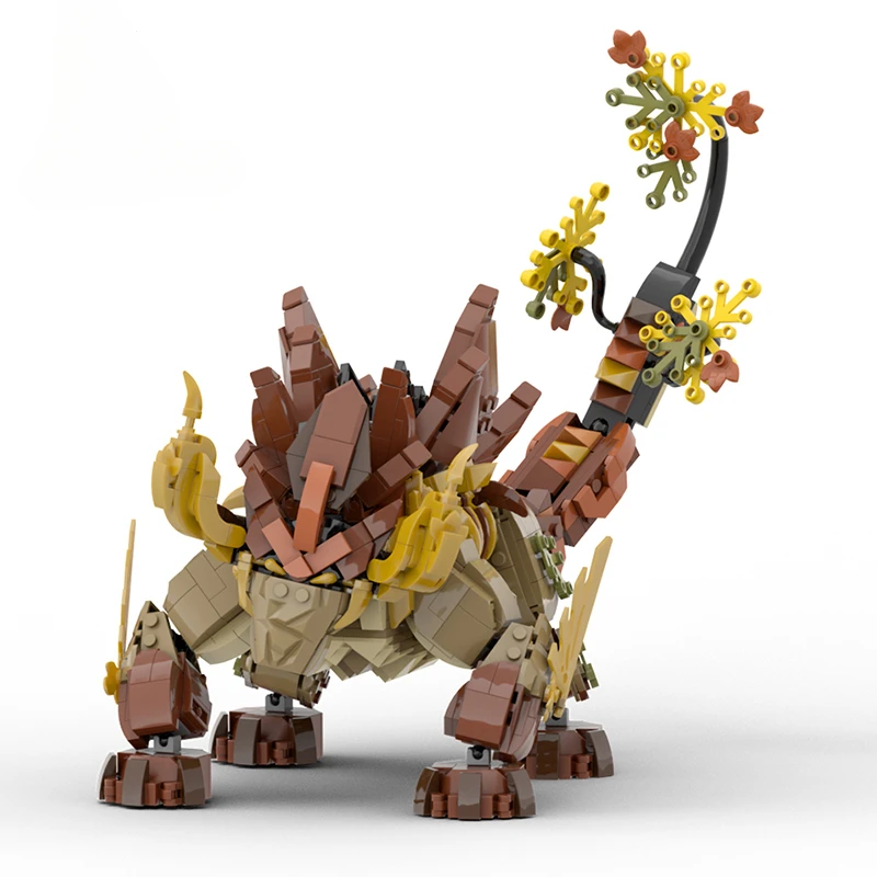 Популярная игра MOC монстры модель древнего дракона земли Genshined Azhdaha дракон монстр