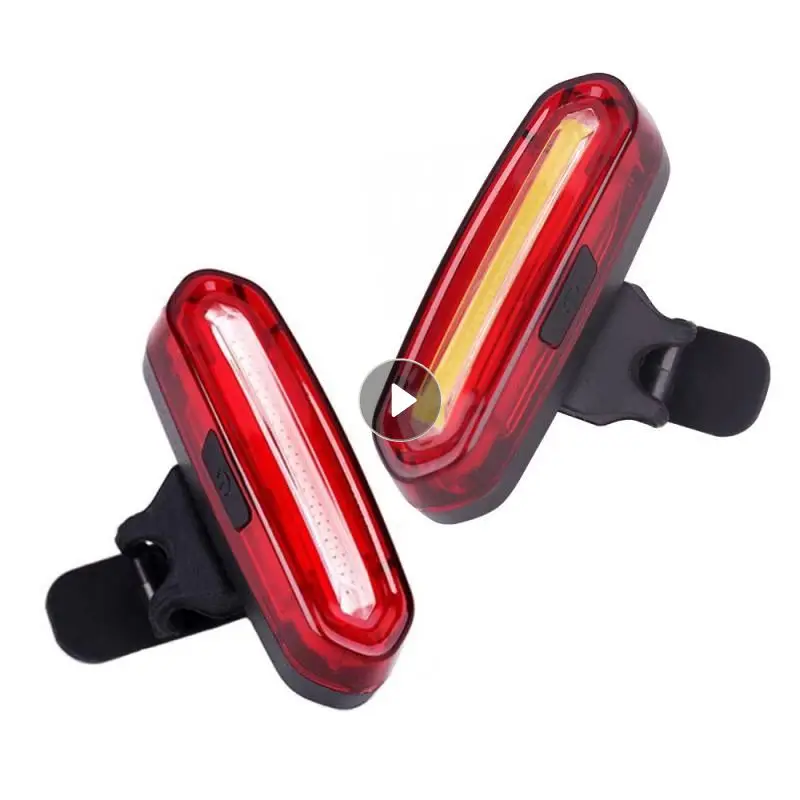 

Night Cycling Tail Light Outdoor Highlight USB Charging Single Light Mountain Bike Led Warning Light Tail Bicycle Accessories