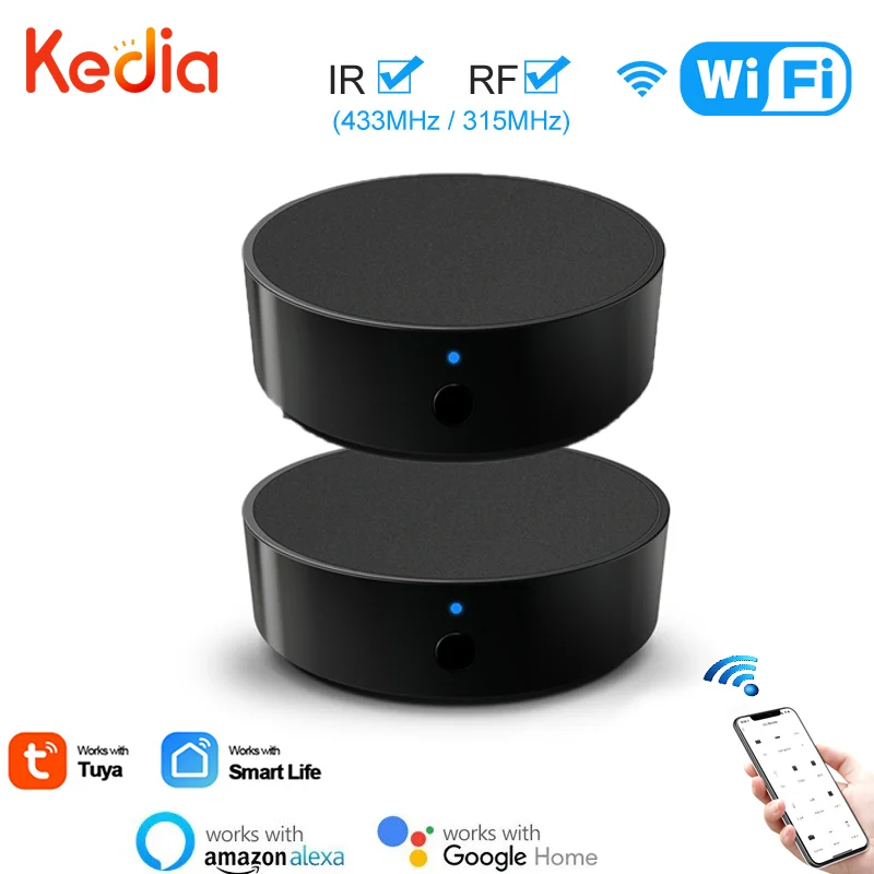 

Пульт дистанционного управления Tuya с Wi-Fi и ИК-подсветкой