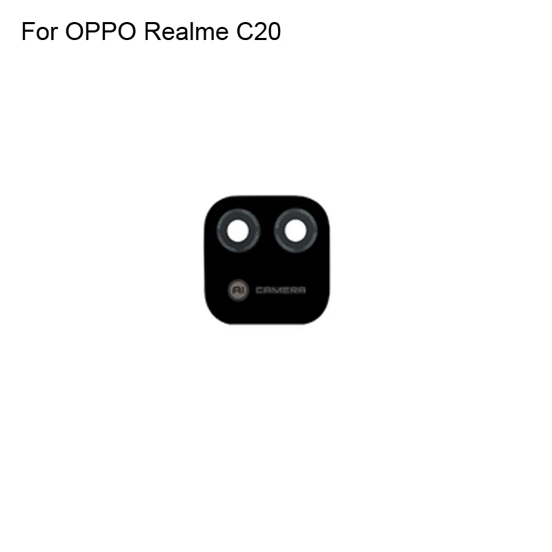 

2 шт. Новый протестированный стеклянный объектив задней камеры для OPPO Realme C20 задняя камера стеклянный объектив фотоэлемент для OPPO Realme C 20