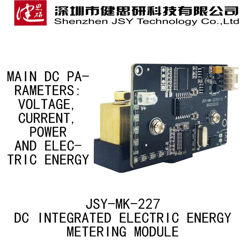 Medidor de Energia Elétrica dc Módulo de Detecção de Corrente ac Módulo de Aquisição de Energia Jsy-mk227