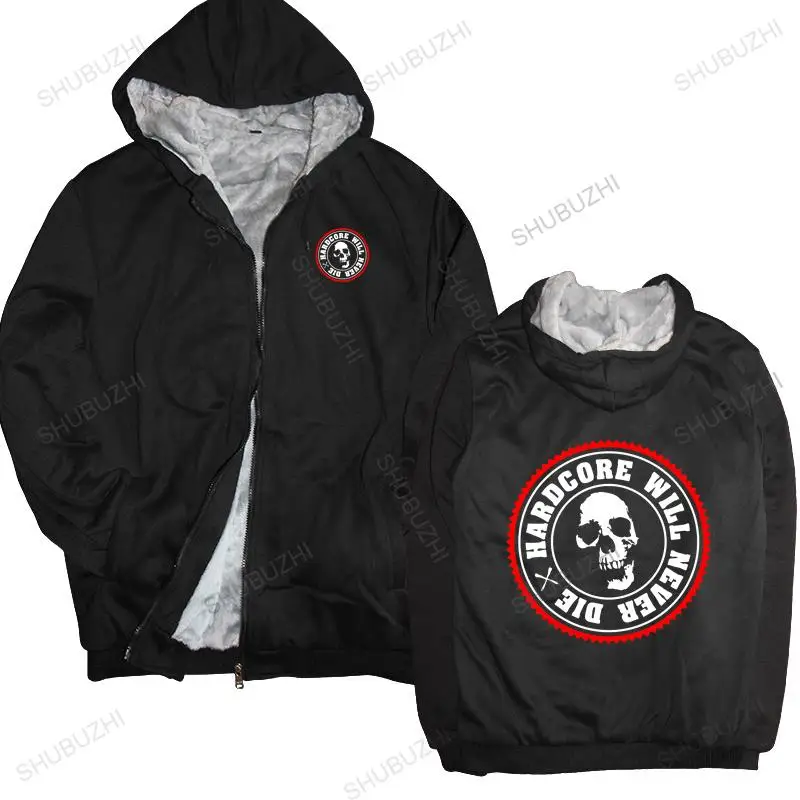 

cotton man hoodies winter jacket Hardcore Will Never Die | Hardstyle | DJ | Totenkopf | Skull unisex brand winter hoody