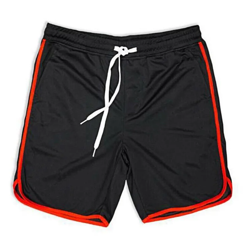 Summer Joggers Shorts Mens Fitness Gym Short Pants Bodybuilding Workout Mesh Quick Dry Beach Shorts Male Sportswear Bottoms