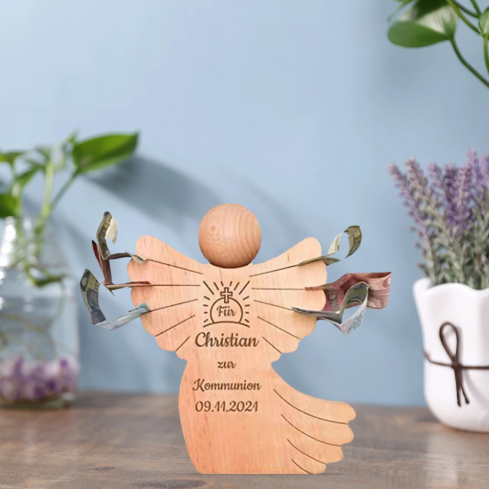 

Деревянная резьба, ангел, сувенир, мальчик, искусственные скульптуры, декор для стола, ангел, Крещение, деньги, крещение