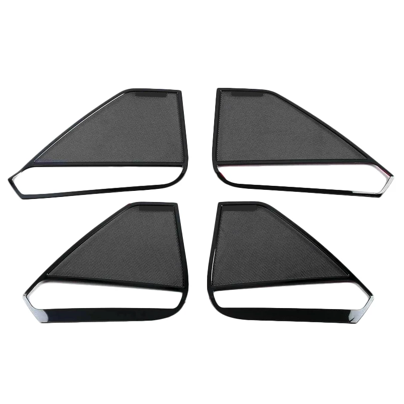 

Крышка громкоговорителя для Volkswagen Tiguan MK2 2017-2021 2022, внутренняя отделка дверного динамика, звуковое украшение, молдинг, автомобильные аксессуары