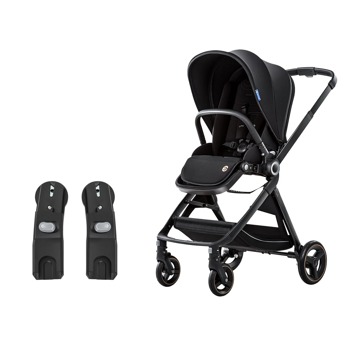 

Дорожная система ELITTLE, легкая компактная детская коляска с реверсивным сиденьем, адаптеры для автомобильных сидений для новорожденных и ма...