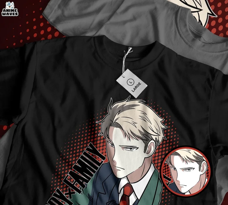 Футболка унисекс Anime Secret Agent — японский шпион вдохновленный мангой стиль