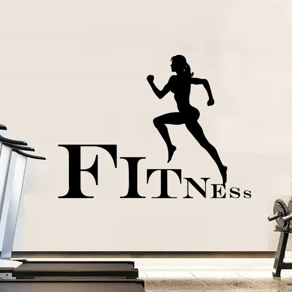 Лидер продаж стикер на стену для спортзала съемные наклейки обои сделай сам