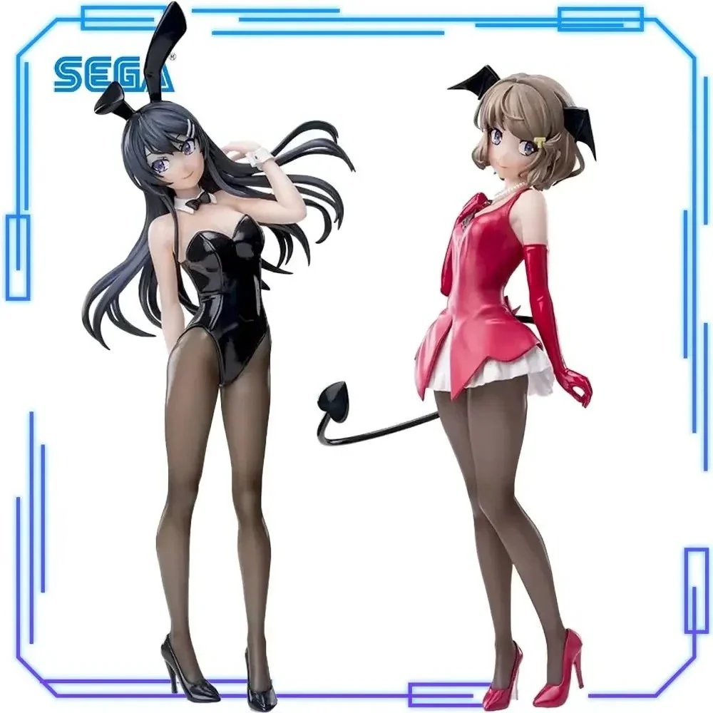 Фото В наличии: Оригинальные фигурки SEGA Seishun Buta Yarou wa Bunny Girl Senpai no Yume wo Minai (Сакураджима Май, Кога Томоэ), 17 см №1