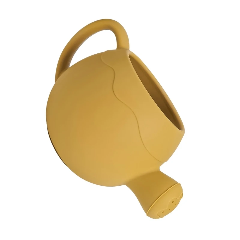 Силиконовая детская лейка пляжная игрушка для игры в песок конфетный цвет