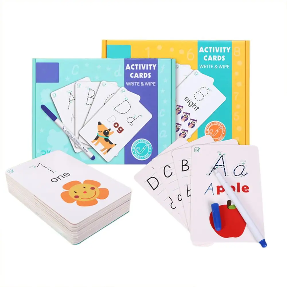 

Words Writing Cognitive Early Education Letters/Numbers Child Learning Cards Facilitate Knowledge Consolidation Exercises