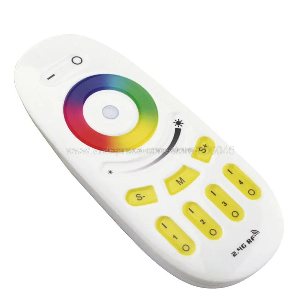 Фото Mi.Light 2.4G FUT095 FUT096 FUT096-B Button/Touch Screen RGBW RF 4-Zone Wireless LED Remote Controller for RGBW Bulb or Strip №3