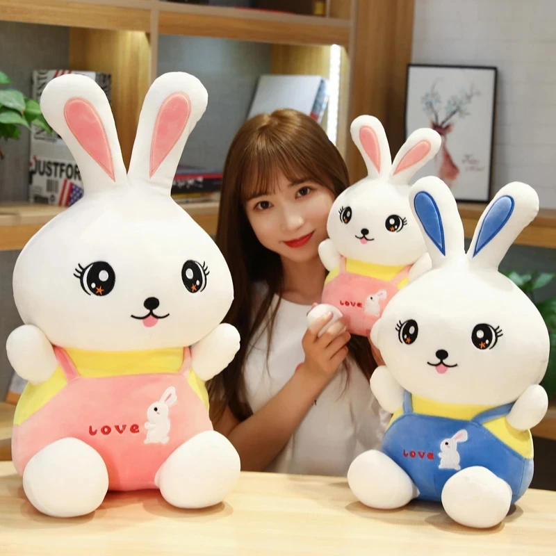 35-75 см Мультяшные кавайные парные плюшевые комбинезоны в виде кролика мягкие