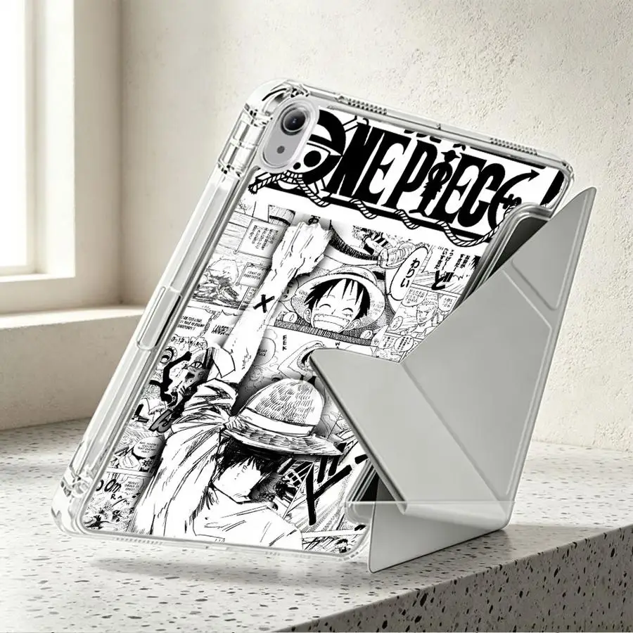 Фото Чехол для планшета One Piece Luffy Anime для Samsung Galaxy Tab A11 S9 Plus S7 FE S8 S10 Lite A9 Plus A8 с отделением для ручки №3