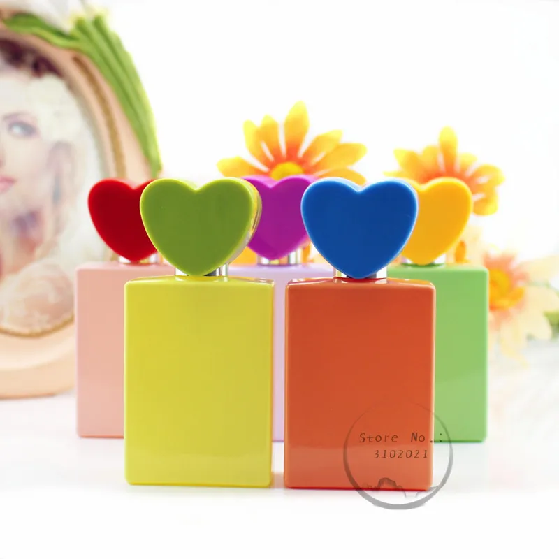 Пустой флакон с распылителем для духов ярких цветов 30 мл высококачественный