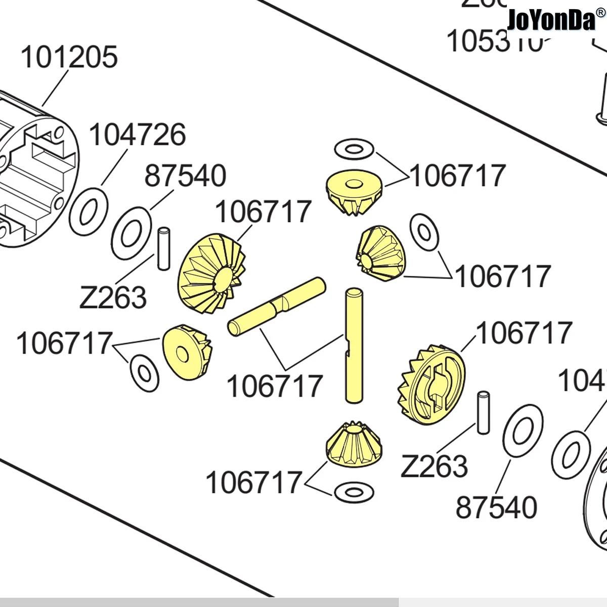 #101298 #106717 твердая сталь Diff Gear wPin для RC HPI XS FLUX Bullet 3,0 Flux MTST Ken Block WR8 (art.: 3920c2cf7341c) - 3920c2cf7341c