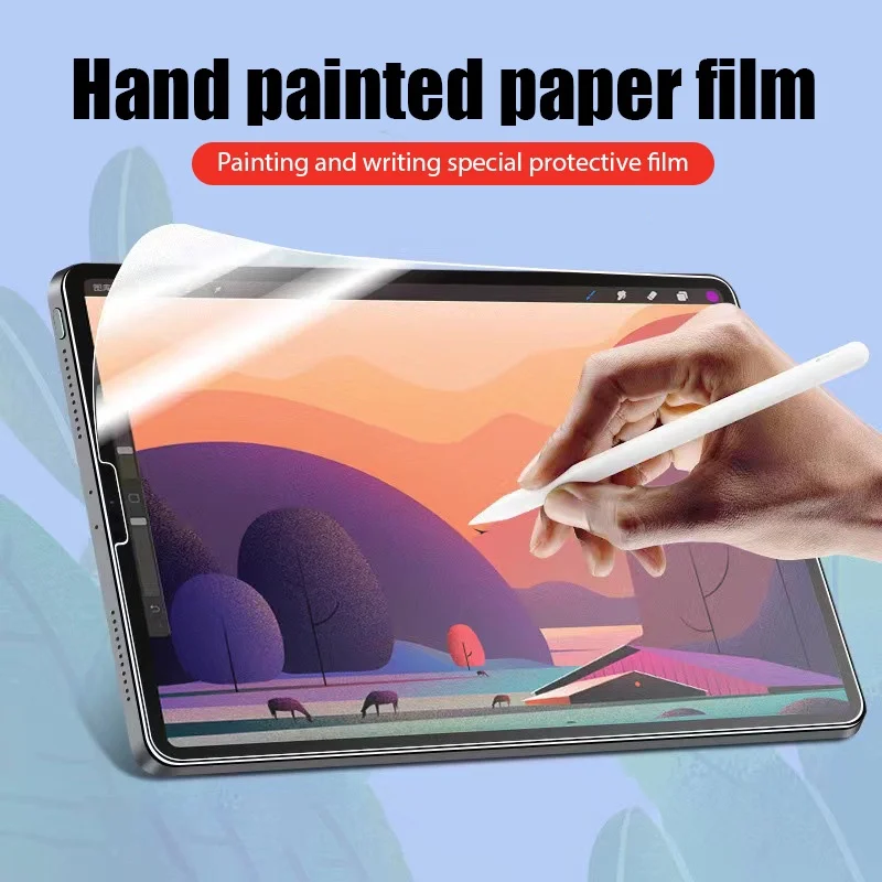 

2PCS Paper Like Screen Protector Film Matte PET Film For iPad 9.7 Air 2 3 10.5 Air 4 5 10.9 2020 Pro 11 10.2 7th Gen Mini 4 5 6