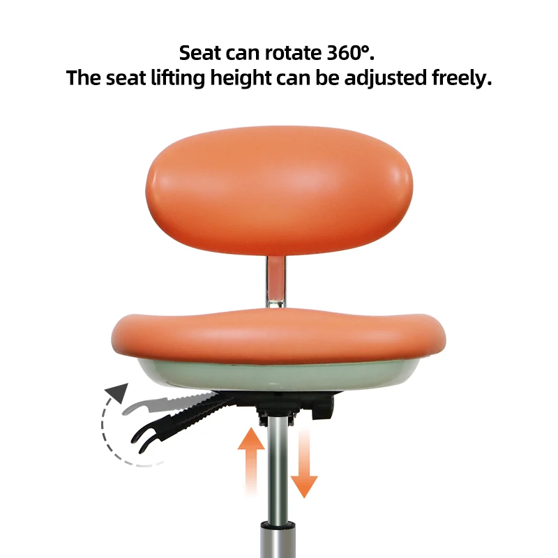 Вращающийся стул высокого качества для современных стоматологических врачей