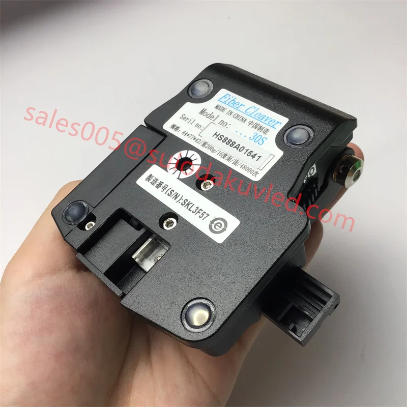 High Precision HS-30 Fiber Cleaver 3 in 1 Cable Cutter Bare Fiber Pigtail Fiber Optic Cable Fiber Knive 48000 Times