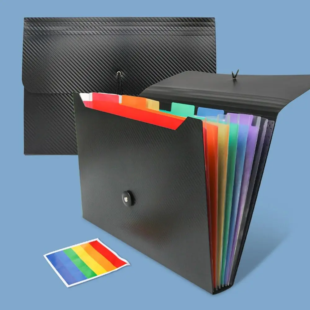 

7-слойная 13-слойная папка-гармошка, Портативные водонепроницаемые офисные принадлежности, папка для чеков, папка для файлов А4, обучающая папка