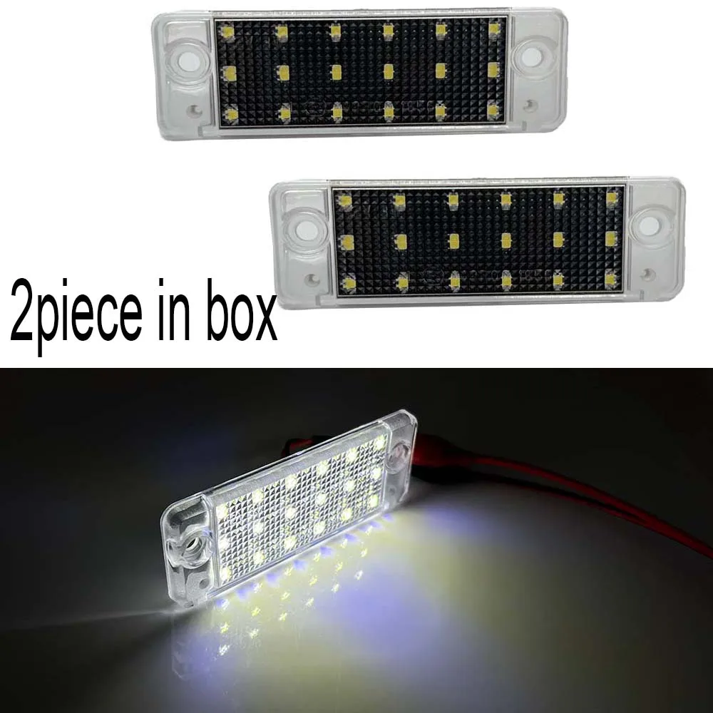 

2 шт., без ошибок, 6500 К, белый светодиодный светильник номерного знака автомобиля для Toyota Highlander 2001-2007, Toyota Highlander Hybrid 2006-2007