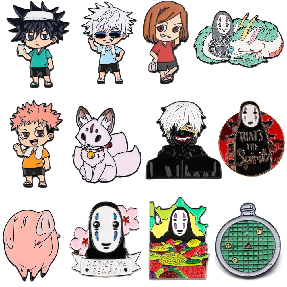 

LB2134 Tokyo Ghoul Anime Boy Enamel Pin Collection Anime Brooch for Kids Backpack Lapel pin Badge Jewelry Gift