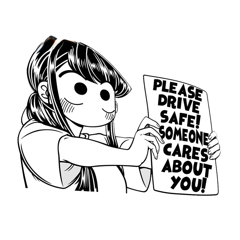 

Jpct simple beauty decal for notebook, trunk, car waterproof sunscreen ethyl thin PVC sticker 13cm x 10.1cm