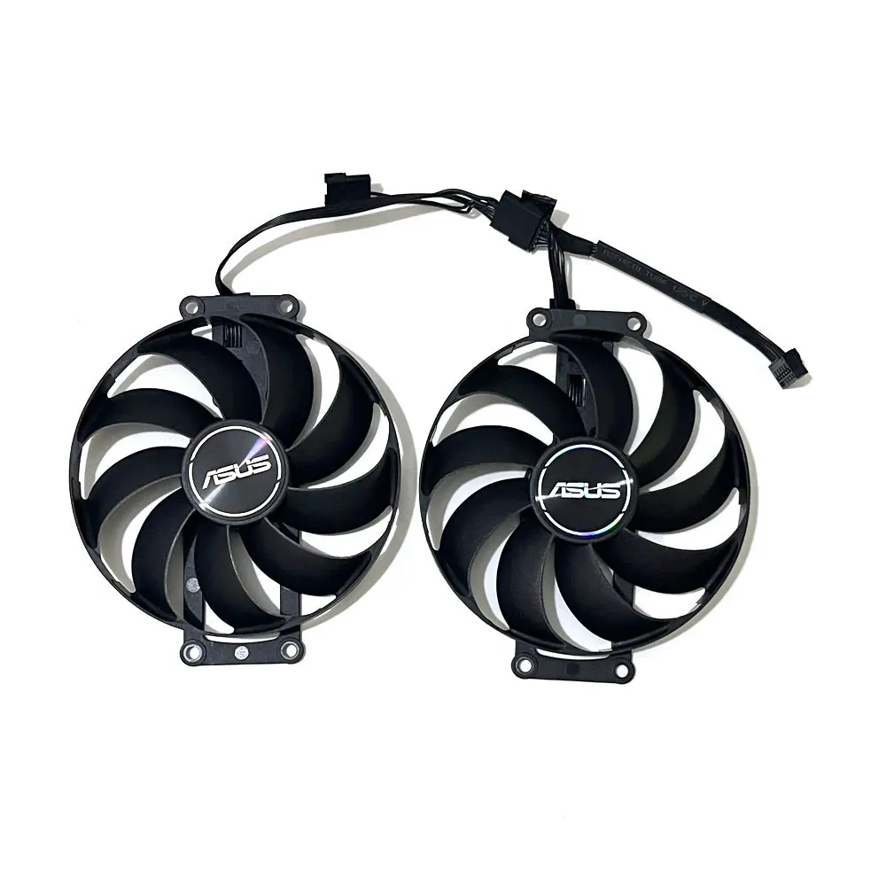 Фото НОВЫЙ оригинальный 1 комплект охлаждающего вентилятора RTX3060 GPU 87 мм для видеокарты ASUS Dual RTX 3050 3060 3060TI Mini GTX 1650 1660S RX 6500 6400XT №4