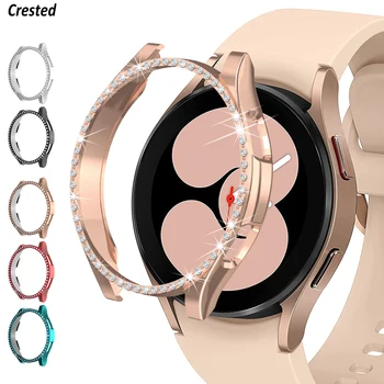 Funda para Samsung Galaxy Watch 4, funda de 40mm, 44mm, accesorios de diamante ostentoso, PC, parachoques, Protector clásico de 46mm y 42mm 1