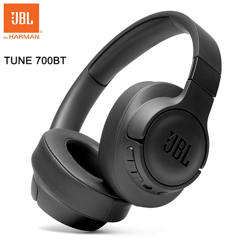 

JBL Bluetooth Headphones TUNE 700BT Wireless Pure Bass Earphone Gaming Sports Headset Multi-Point Connection Handsfree with