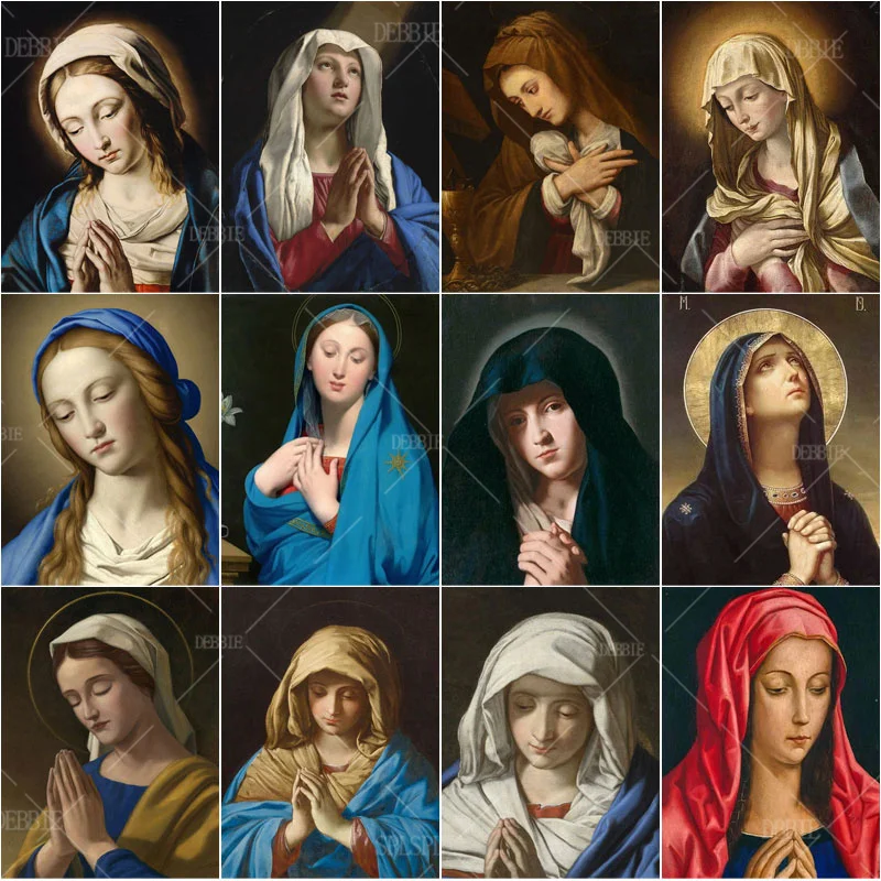 

5D Diy Diamond Painting Embroidery Mosaic Cross Stitch of Rhinestone Home Decoration Abstract Religion Portrait Wall Art Picture