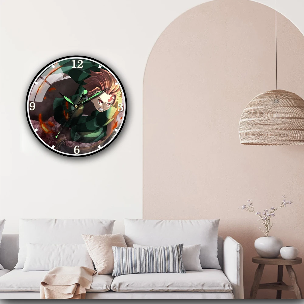 

Настенные часы Ins с бесшумным механизмом, бесшумные настенные часы с термометром, гигрометром и без тикания