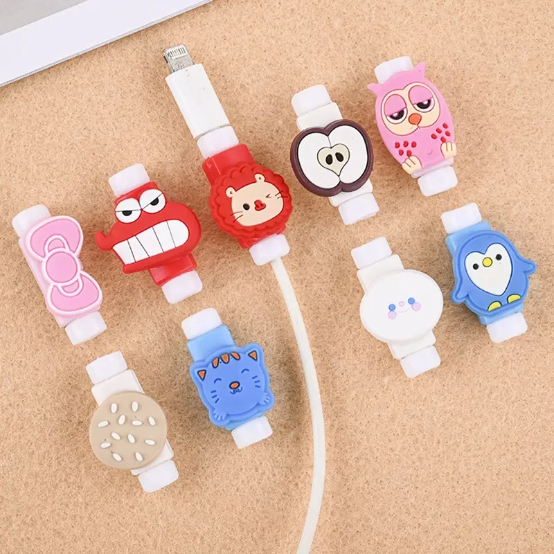 

2022 Trend Usb Charger Cable Winder Protector for iPhone USB Cable Charger Protector Phone Holder Cable Winder Cover For iPhone