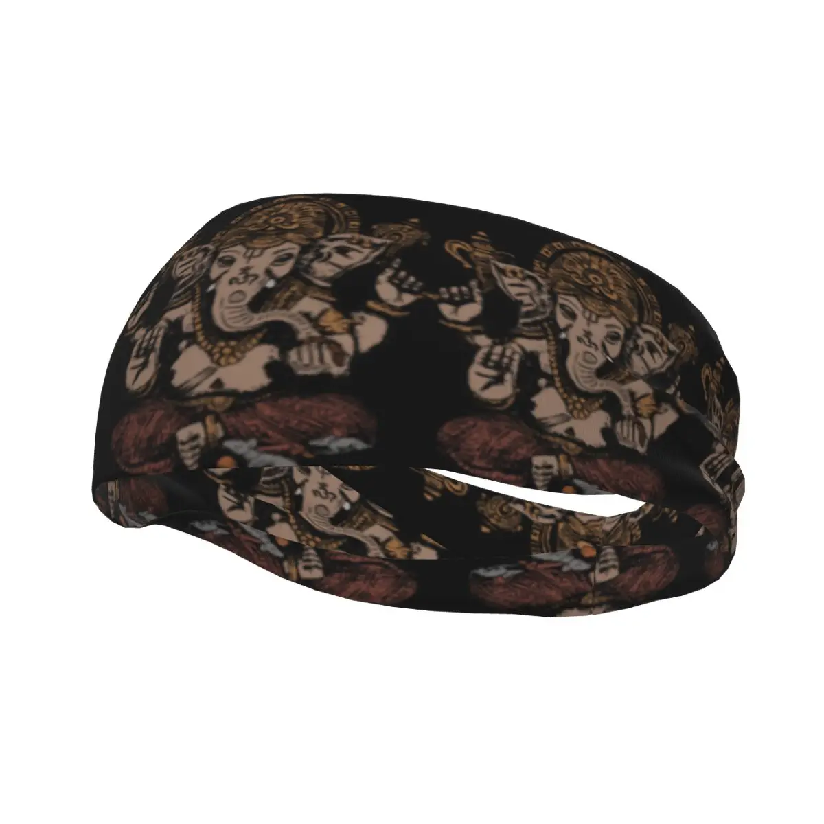 

Ganesha Sweatband Sports Headband Yoga Basketball Running Sport Hair Band Shiva Hindu God India Lingam Head Sweat Sports Safety