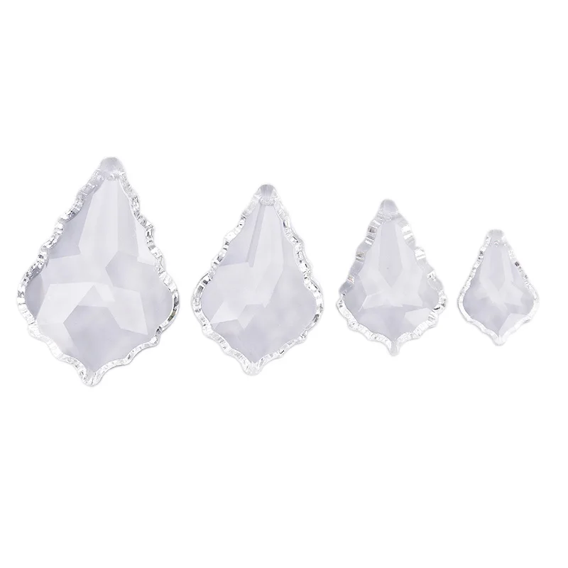 

1pc 38mm/50mm/63mm/76mm Transparent Clear Chandelier Glass Crystals Lamp Prisms Parts Hanging Drops Pendants