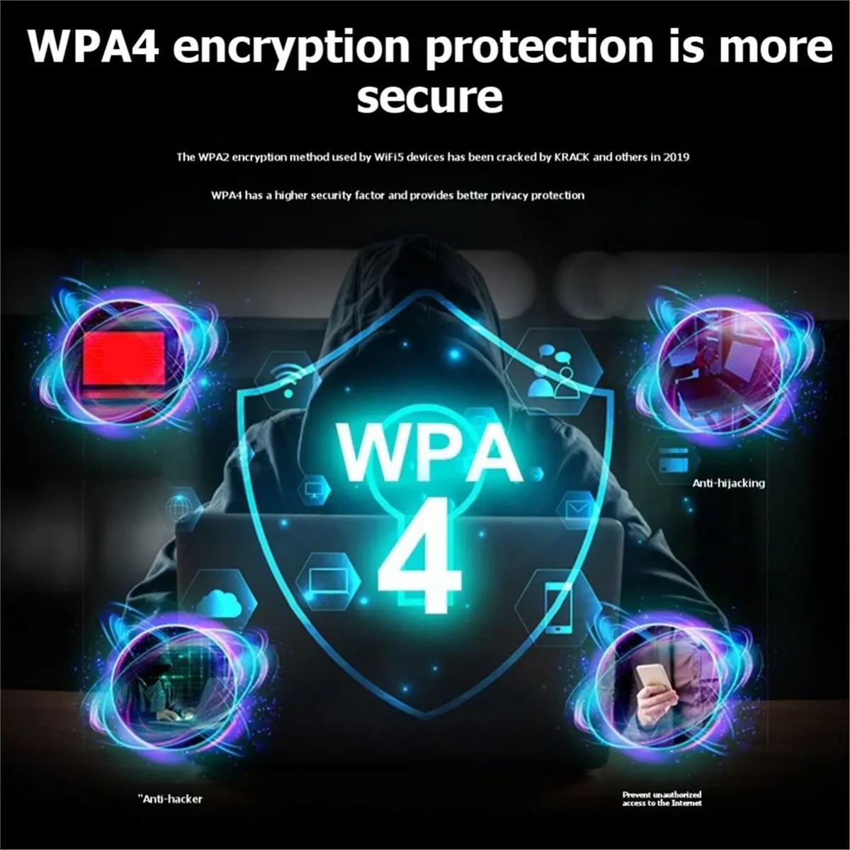 Фото Мега-распродажа 618: Беспроводной сетевой адаптер WiFi 7 BE200, трехдиапазонный, 8774 Мбит/с, Bluetooth 5.4, сетевая карта WiFi №4