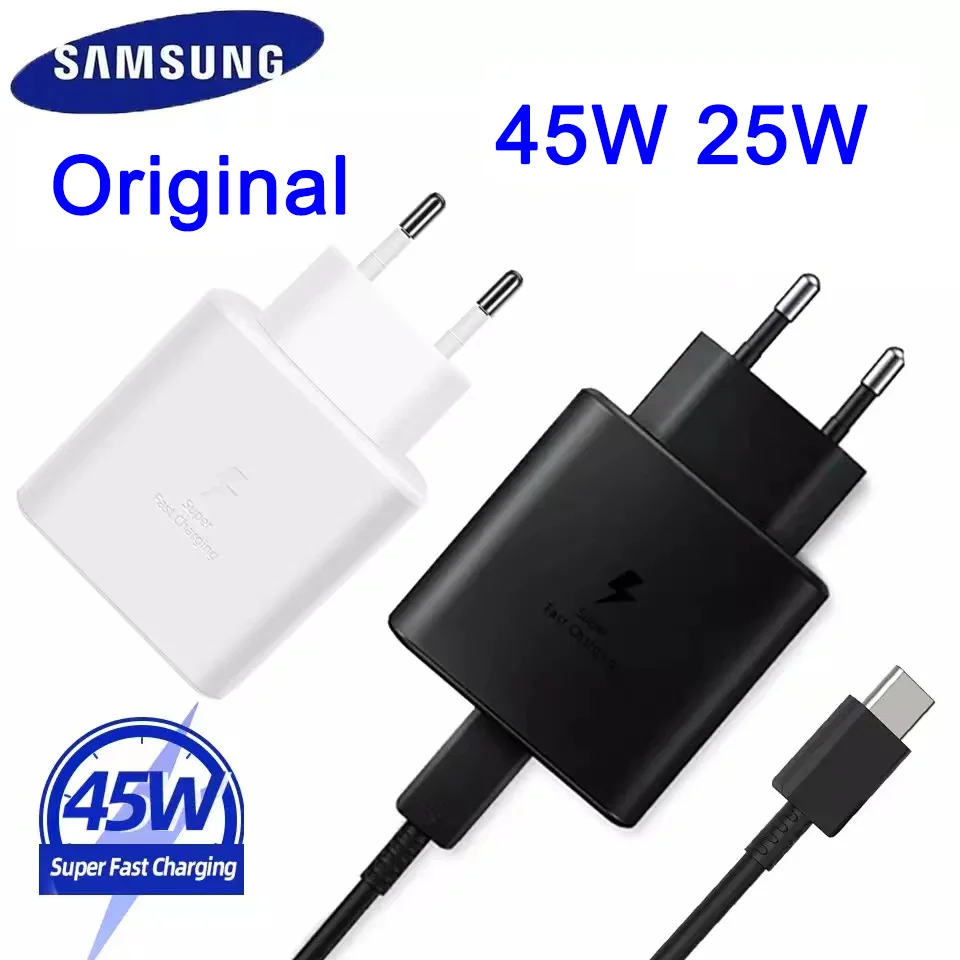 

Samsung Pd Fast Charger 45w 25w Type C Super Fast Charging For Samsung Galaxy S22 S21 S20 Note 20 10 A71 A80 Tab S8 S7