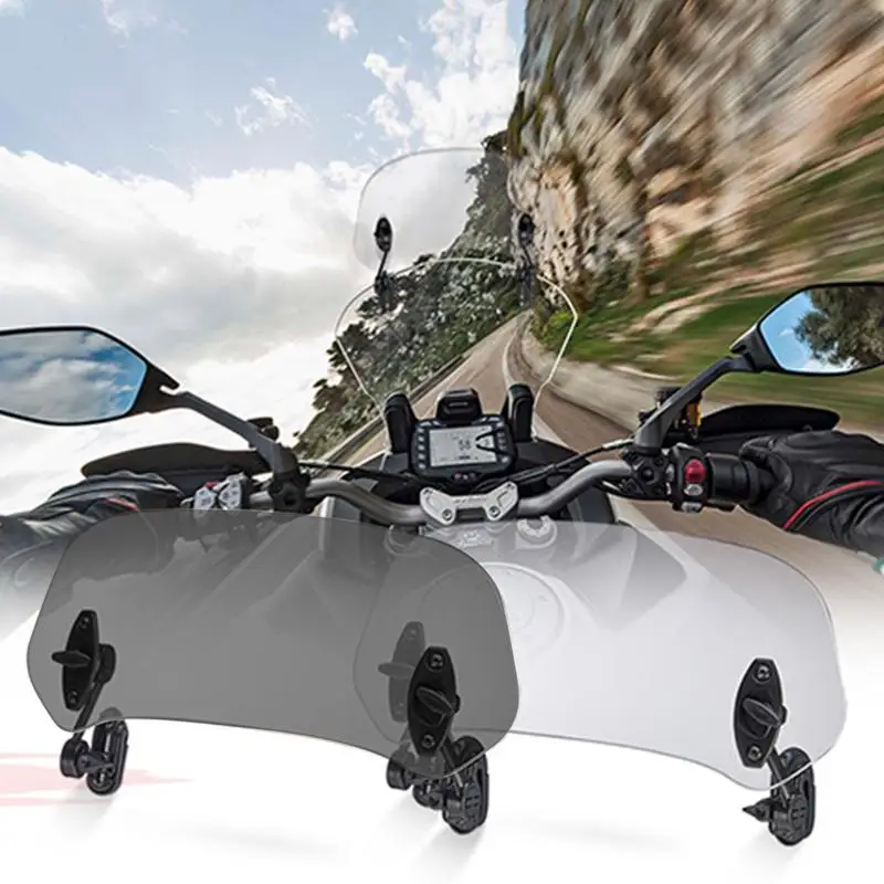 

Ветровой отражатель для лобового стекла мотоцикла, акриловый отражатель ветра, регулируемый отражатель ветрового стекла на приборной панели