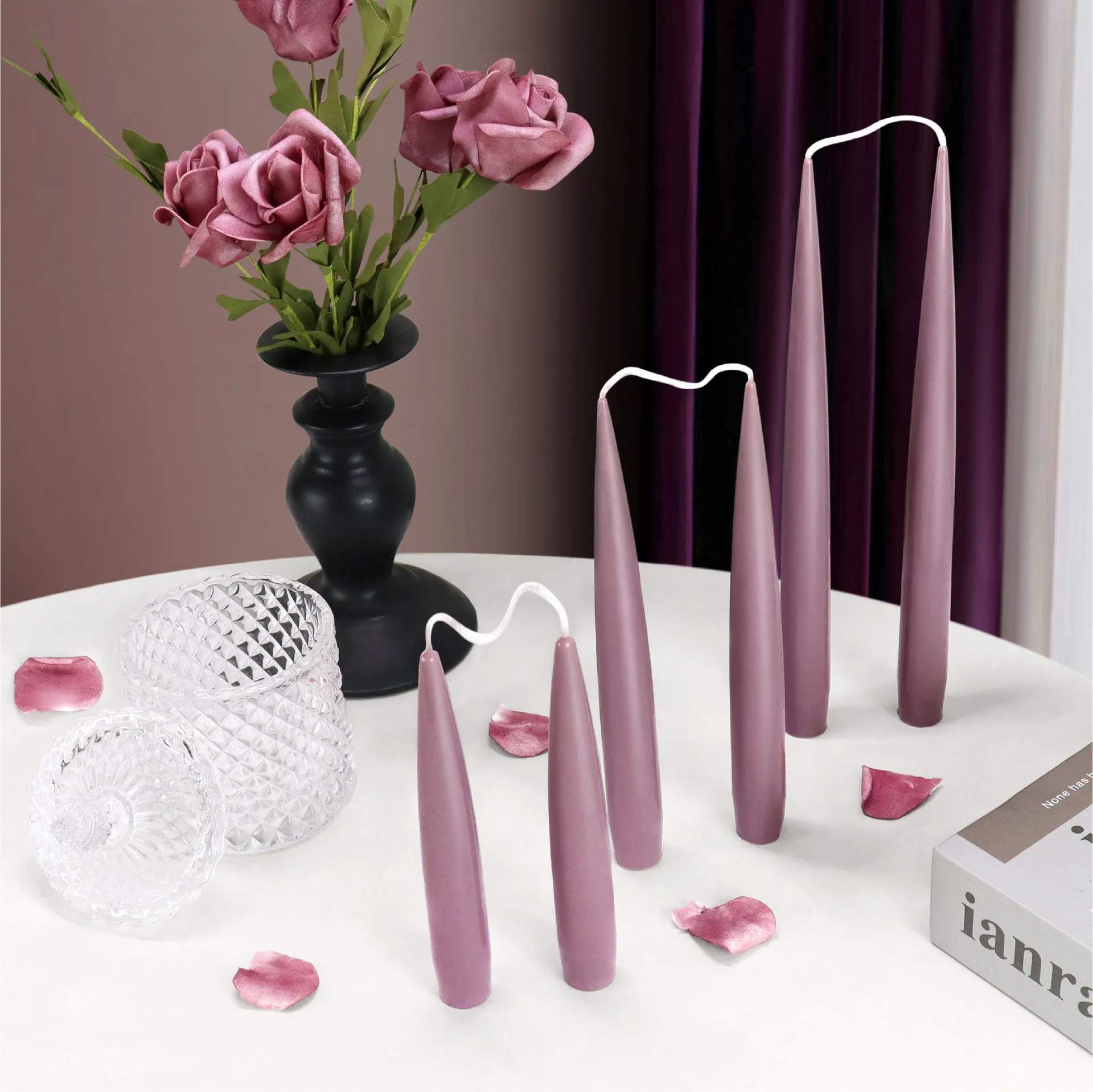 Акриловая Форма ручной работы для подсвечников длинный пластиковый подсвечник