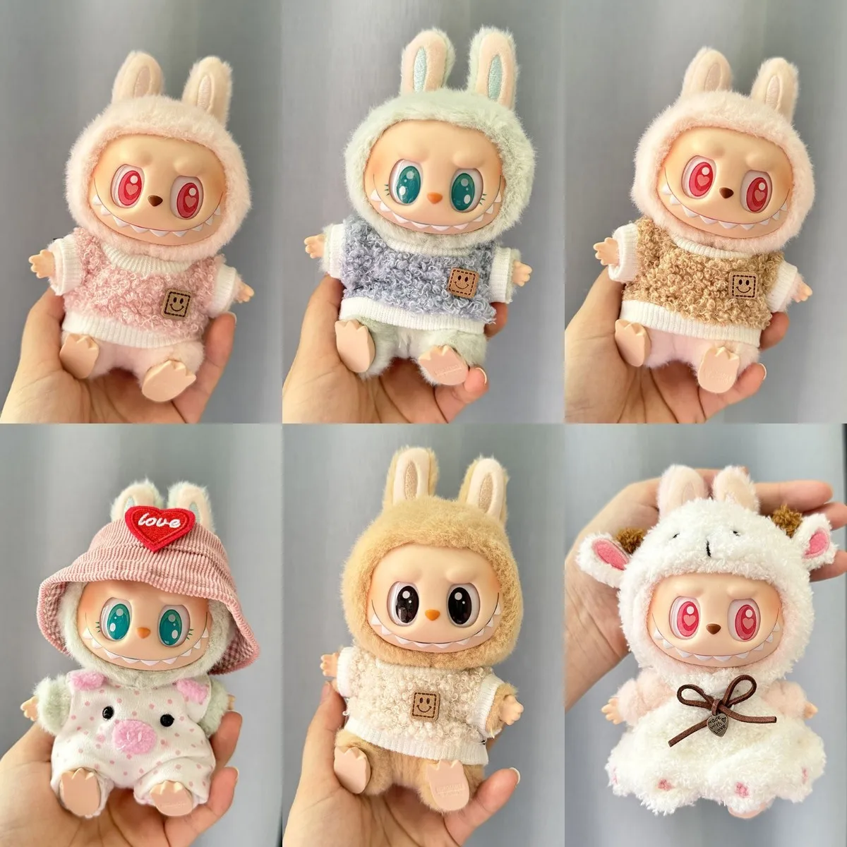 17 см мини-плюшевая кукла одежда аксессуары для корейки Kpop Exo Labubu II Idol куклы