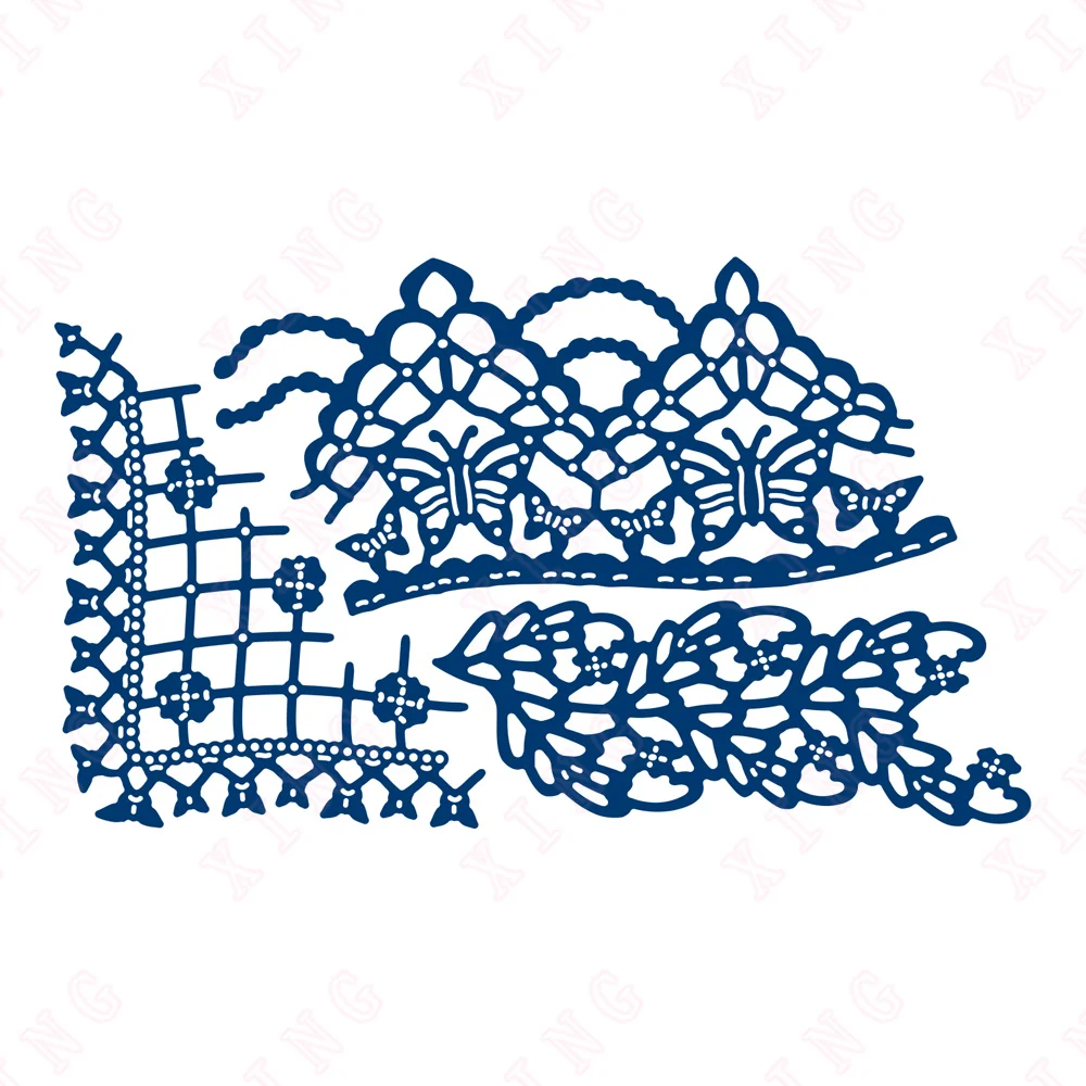 

2022 Arrival New Metal Cutting Dies Scrapbooking Diary Decoration Embossing Template Diy Handmade Craft Lace Delight Cut Die Set