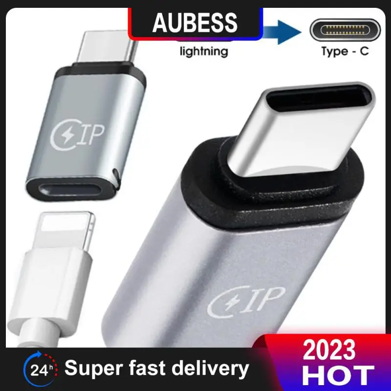 

Aluminum Alloy To Type C Adapter Data Transfer Mobile Phone Adapter For Iphone 5v2.1a Charging Type C Adapter