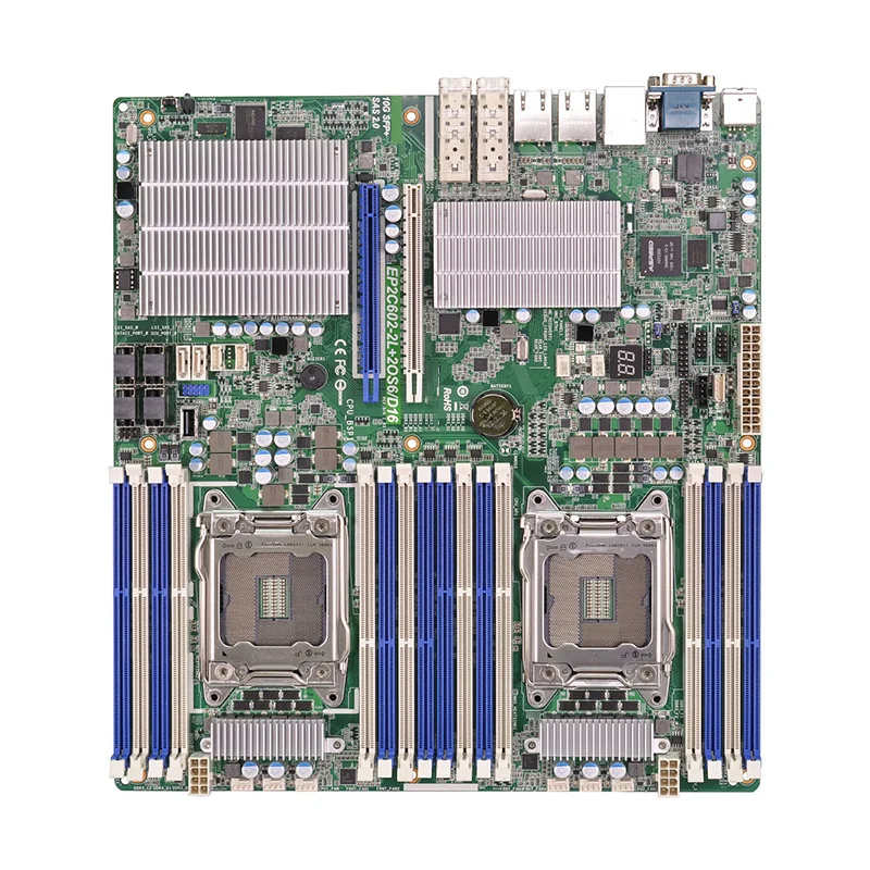 EP2C602-2L+2OS6/D16 LGA2011 C602 Support E5-1600 2600 4600 V2 Server Motherboard For ASROCK