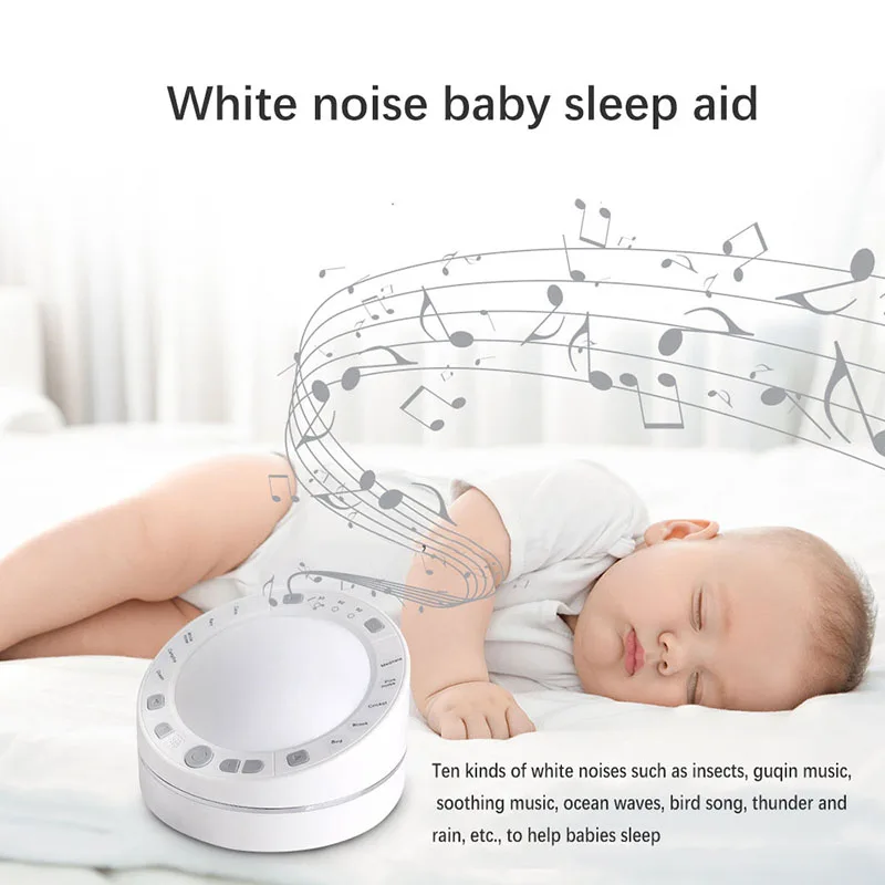 

White Noise Sleep Instrument Warm Light Night Lamp Improve Insomnia Baby Sleep Cry Appetup Soothing Kids Sleeping Aid Apparatus