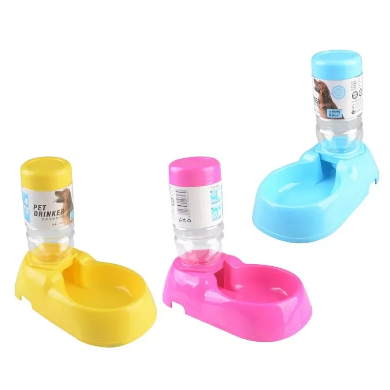 

2023NEW Automatic Food Water Dispenser Puppy Kitten Feeder Bowl Dog Cat Drinker Dish